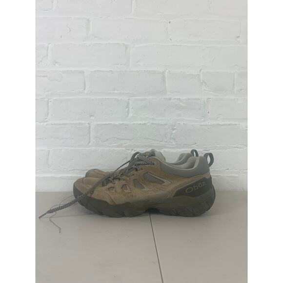 Oboz Boots Women's Sawtooth II Low Waterproof Hiking Booties Beige Size 8.5 - Picture 1 of 8